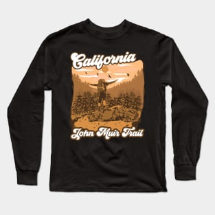 Hiking California John Muir Trail Long Sleeve T-Shirt